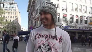 Guy on vacation from Mexico fucks a hot hooker in Amsterdam